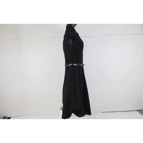 ladies black ZARA BASIC Dress size L - Picture 3 of 6